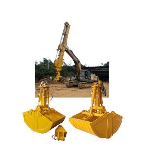 China Excavadora Accesorios Excavadora Clamshell Cubo para brazo telescópico Komatsu Gato Sany Excavadora supplier