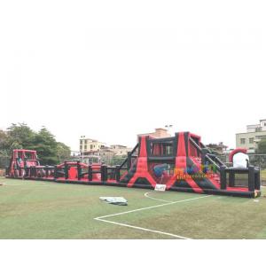 Giant Silk Printing 0.55mm Inflatable Obstacle Course