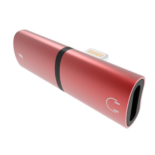 Digital Two In One Headphone Adapter , Apple Lightning Jack Adapter 8 Pin USB Type