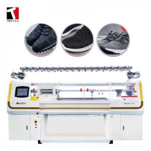 Shoes Upper Automatic Flat Knitting Machine 60 Inch  Three System
