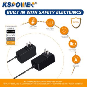 China UL認証ウォール電源アダプター 5v 2a 10w 12w 24w インテリジェントドアロック変圧器 LED 12v 2a wholesale