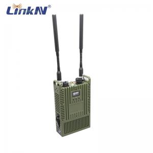 China Tactical IP MESH Radio 4W MIMO Video Data 4G GPS/BD PPT WiFi AES Encryption LCD Indicator Battery Powered supplier