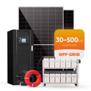 Solar Wind Turbine Hybrid 50Kw Off Grid With Longi Solar Panels Wholesale