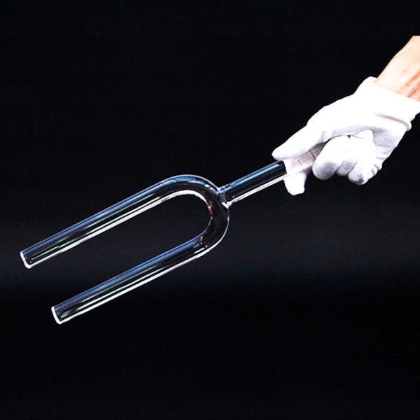 Clear crystal tuning forks made in china