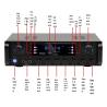 AV-628 Professional 2.1 Channel 600W Home Coaxial Subwoofer Amplifier High-Power Model BT Fiber Optic Receiver Cross-Border