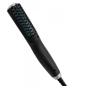 ROHS PTC Electric Hair Brush For Men 3 In 1 Ceramic Hair Straightener Brush