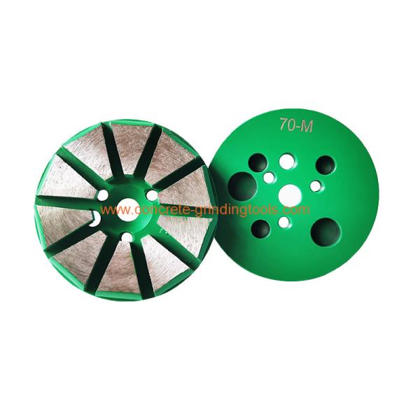 Quick Change Multi-Segment concrete grinding tools for concrete grinder