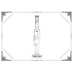 Toro 18 Inch Tall Glass Smoking Pipes With Double Showerhead Perc Bongs Wholesales