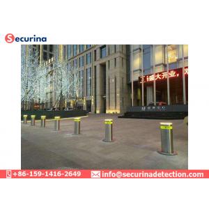 China 304 Stainless Steel Automatic Rising Bollards For Road Safety Control supplier
