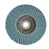 China Disco abrasivo de tira púrpura y disco limpio tipo 27, tipo 29 Disco de aleta plana de plástico de montaje central de gr wholesale