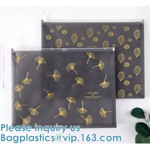 China Office Stationery Products, A4 Size, Zipper Pen File Document Folders, Pockets Bags, Organizer, Paper File Folder supplier