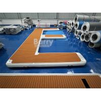 China Depend On Size Capacity Inflatable Floating Dock Custom Made E Shape Inflatable Jet Ski Dock on sale
