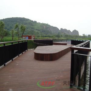 Outdoor Lightweight Floor Decking Boards Non Combustible Bamboo Material