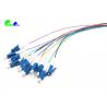 Fanout 0.9mm MPO Trunk Cable MPO Male to LC UPC SM 12F 12 Color Cable LSZH