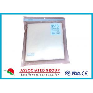 China Cleansing Disposable Dry Wipes Spunlace Fabric Material High Tensile Strength supplier