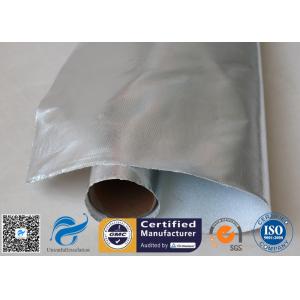 Silver Aluminium Foil Laminated Fiberglass Fabric Pipe Insulation 0.9mm