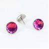China Durable Diamond Upholstery Buttons Pink And Blue Color Size 25mm Combined Button wholesale