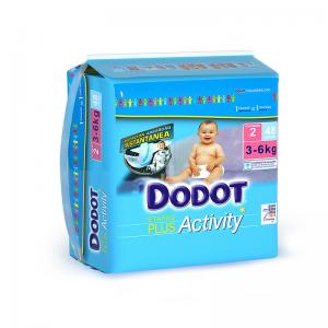 DODOT Newborn Breathable Disposable Diapers Soft 100% Cotton Baby Diapers