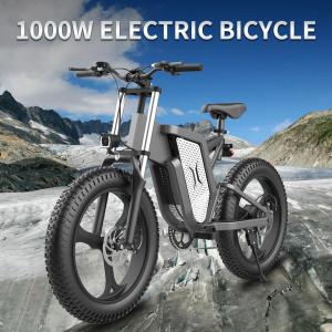 China Latest 20inch 48v 500w Motor Electric Bicycle Full Suspension 60KM Range supplier