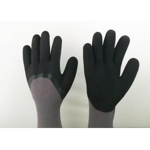 Warm Winter Latex Coated Gloves Hot Melting Cuff Stitch Great Grip Capacity