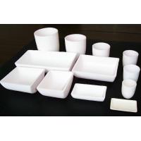 China High Purity Alumina Ceramic Crucible , Multi Capacity Alumina Crucible Boat on sale