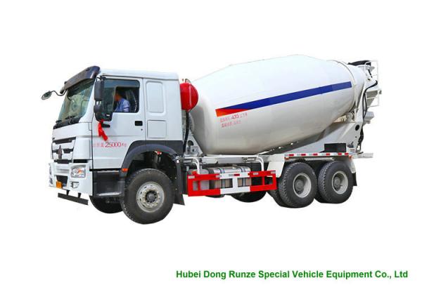 Howo Concrete Mixer Truck For Cement Transportation 10cbm Right Hand Drive