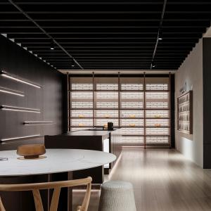 Floating Prefab Aluminum Modular Kitchen Wall Shelves Home Decor