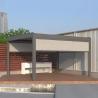 China Outdoor Aluminium Manual Operation Pergola And Automated Pergola Louvered Top wholesale