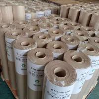 China Heavy Duty Floor Protection Paper Roll Waterproof Recycled For Construction on sale