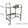 Storage Cart SMT Feeder Trolley Aluminum Alloy SS Matieral For Yamaha YV Machine
