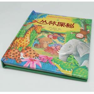 Hardcover Coated Paper Children Jungle Exploration Pop Up Book Printing