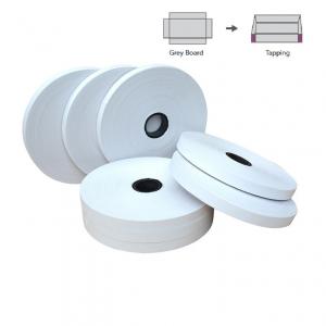 China Box Corner Pasting Tape / Kraft Paper Tape For Corner Pasting Machine supplier