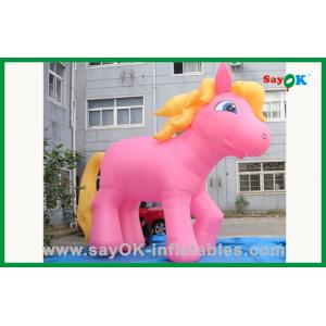 Cartoon Characters For Birthday Parties Pink Inflatable Horse Inflatable Cartoon Characters For Advertising