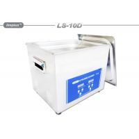 China High Power Table Top Ultrasonic Cleaner , Ultrasonic Brass Cleaner With Stainless Steel Lid on sale