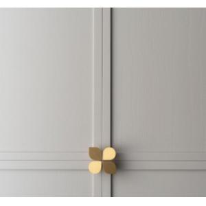 OEM 20mm Aluminium Petal Kitchen Cupboard Handles For Cabinet