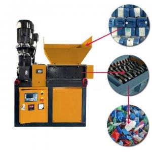 China Solid Waste Plastic Drum Shredder Machine , Mini Rubber Tire Shredder Machine 380V supplier