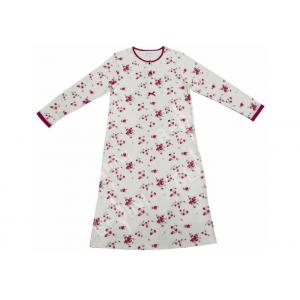 China Super Soft Cotton Long Sleeve Sleep Dress , Fashion Women'S Gowns Sleepwear supplier