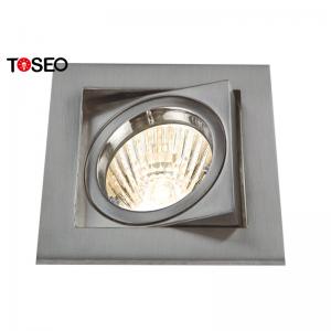 China Red Brass Square Recessed Ceiling Light For Corrido RoHS Certified supplier