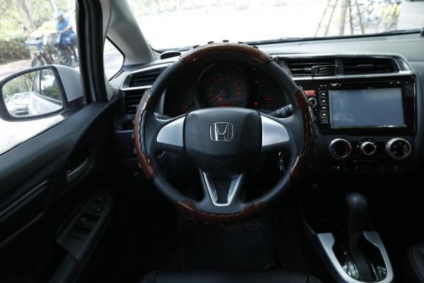 Carbon Fiber Car Steering Wheel Cover High Durability Peach Wood Grain Color