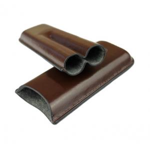 High Quality Leather Cigar Box 2 Pcs Travel Cigar Tube Cover