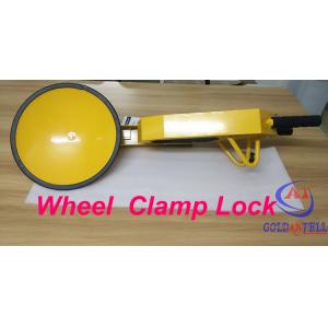 Popular under Shockproof car wheel lock for Government project , Custom Painting Logo