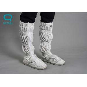 China Unisex Knee Sock Washable Anti Static Booties Excellent ESD Performance supplier