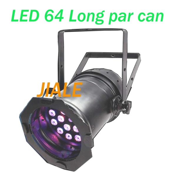 Adjustable Brightness Voice Control G12 / B12 LED Stage Lighting Systems Long Par Can 64