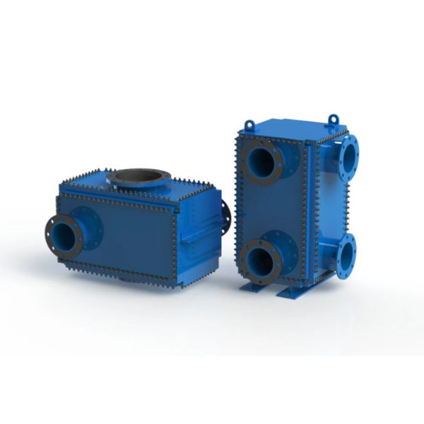 Refrigerado con soldadura completa del intercambiador de calor Compabloc de recuperación de calor de agua y gasolina