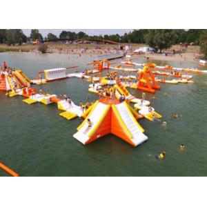 Floating Aqua Sports Water Park Inflatable Kids Backyard Water Slide Park