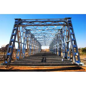 China Steel Frame Steel Truss Bridge Single lane For Ferry , Assembly supplier