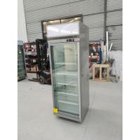 China Auto Defrosting Fan Cooling Single Glass Door Freezer For Frozen Food on sale