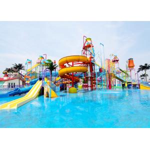 Customized Huge Water Play Equipment Multi Color And Shape Water Slide