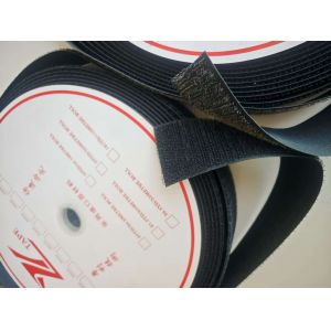 China Heat resistant400 degrees Celsius fireproof flame retardant metal stainless steel hook aramid loop straps tapes for high temperature resistant fastener binding tape wholesale