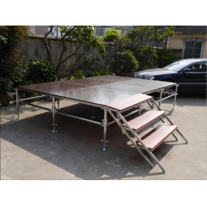 China Lightweight Unique Layer Aluminum Truss Stage Folding Heavy Load Capacity supplier